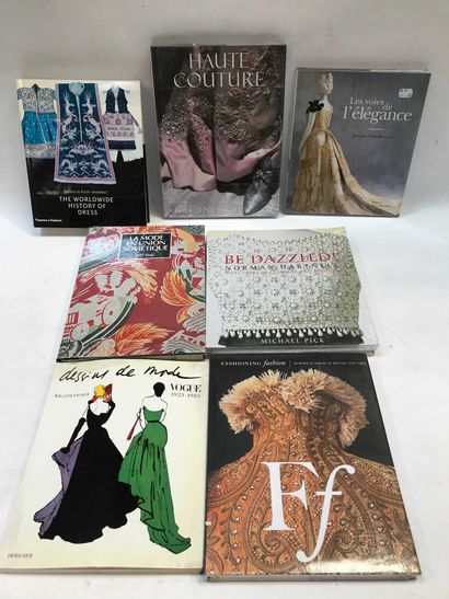 null FASHION 7 volumes Various, History of Dress and Haute Couture, Drawings, Elegance,...
