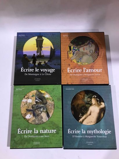 null ART 4 volumes Writing Travel, Love, Nature, Mythology (Citadelles Mazenod)