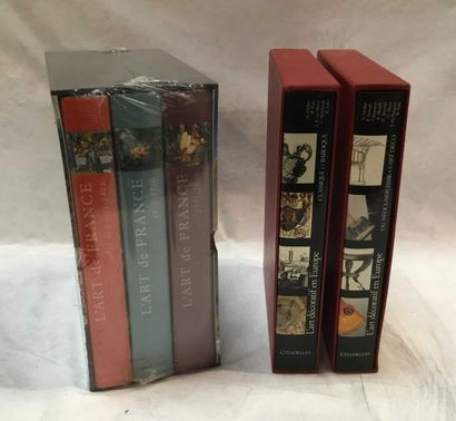 null HISTORY OF ART - 5 volumes Art of France, Decorative Art in Europe