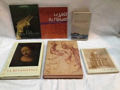 null ART - 6 volumes Les stroganoff, le goût de l'Orient, Gustave Moreau, La renaissance,...