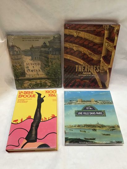 null ART DE VIVRE 4 volumes Vie et Belle Epoque à Paris, Opéra et Théâtre de Par...