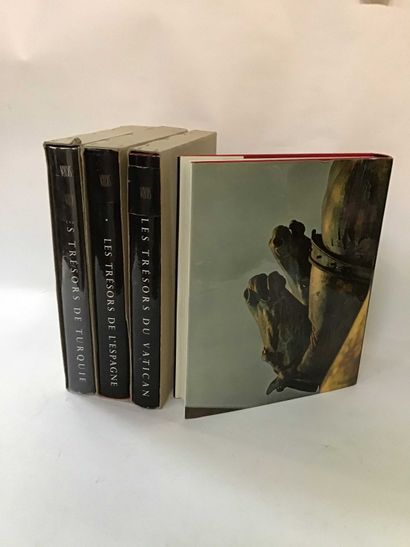 null ART 4 volumes SKIRA Histoire de l Art, Trésors de Turquie, Vatican, venise,...