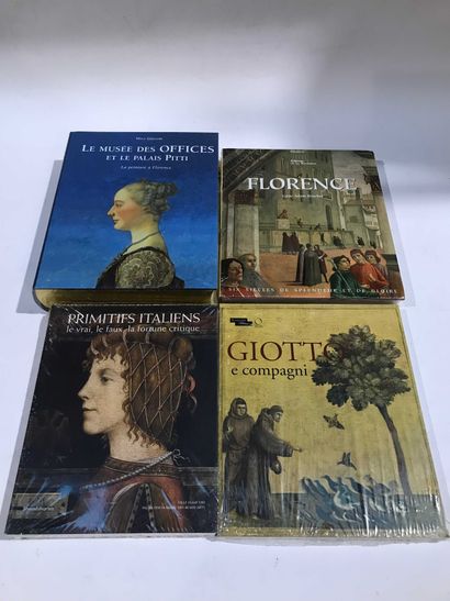 null ART 4 volumes Primitifs Italiens, Giotto, la peinture de Florence, Palais P...
