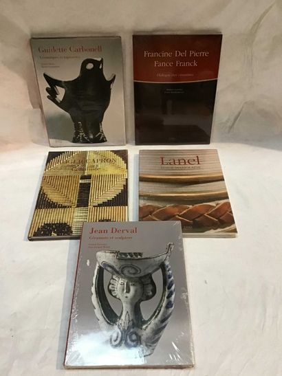 null ART 5 volumes Ceramics and Decorative Arts, Derval, Lanel, Carbonell, Franck,...