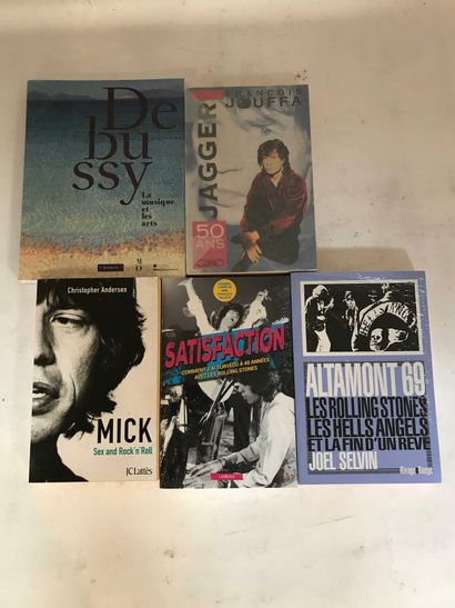 null MUSIC 5 volumes Mick Jagger, The Rolling Stones years, Debussy and art