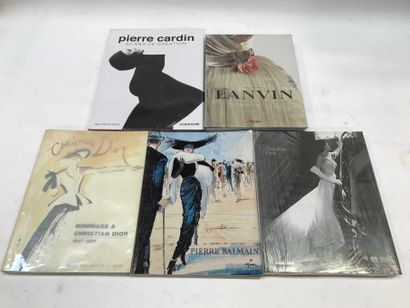 null MODE 5 volumes Créateurs Luxe, Lanvin, Cardin, Pierre Balmain, Christian Di...