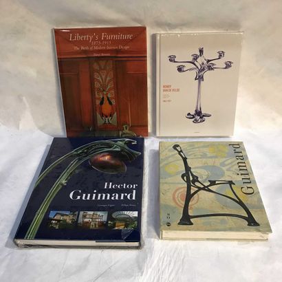 null ART - 4 volumes Art Nouveau : Hector Guimard, Henry Van de Velde, Libert's ...