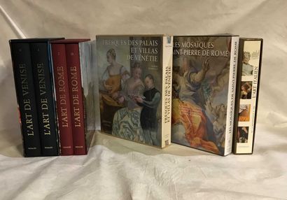 null ART - ITALY 7 volumes The art of Venice, The art of Rome, Fresco and Villas...