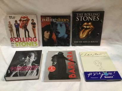 null MUSIC - 6 volumes Rolling stones, Barbara, Gainsbourg, Trenet