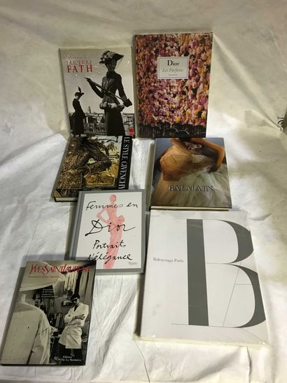 null FASHION - 7 volumes Fath, Dior, Balmain, Saint Laurent, Balenciaga, Givench...