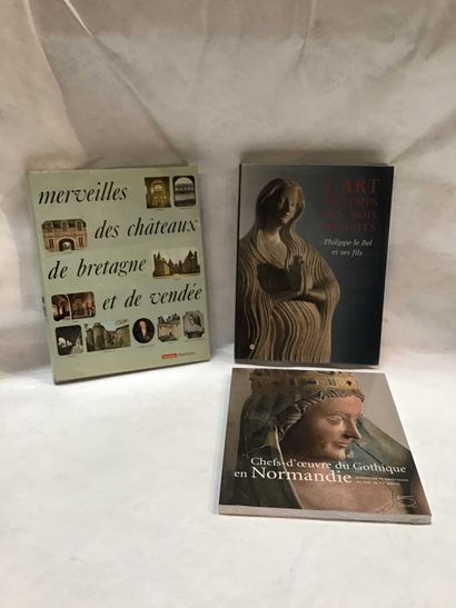 null ART 3 volumes Gothic Art and Cursed Kings, Castles of Brittany