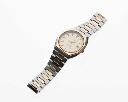 null 7 OMEGA Constellation chronometer quatz Yellow gold-plated and steel combination...