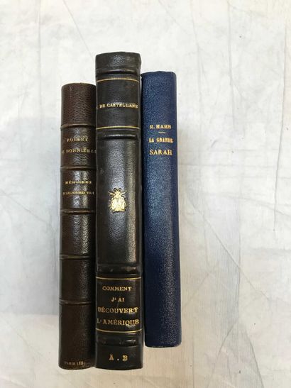 null 3 volumes : Robert de Bonnières, Mémoires d'aujourd'hui (dedicated by the author)...