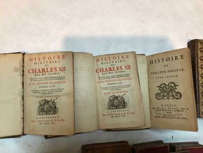 null 11 bound volumes: Military History of Charles XII, 2 volumes, 1709 - History...