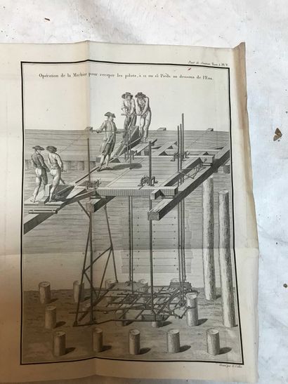 null L. A DE CESSART - Description of hydraulic works. Volume 1. Paris 1806