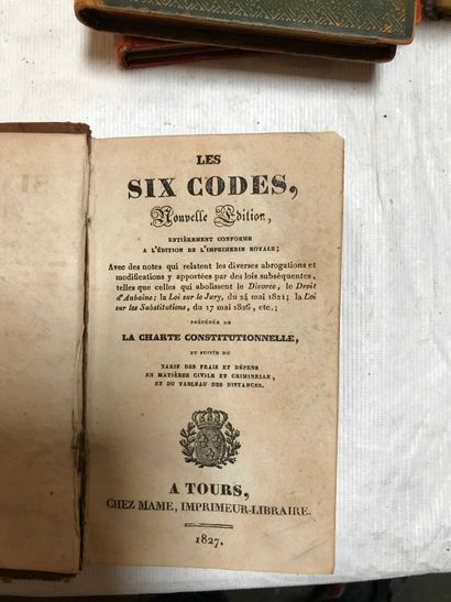 null 13 volumes : les six codes Tours 1827 – Benedicti Pererii Valentini - Recueil...