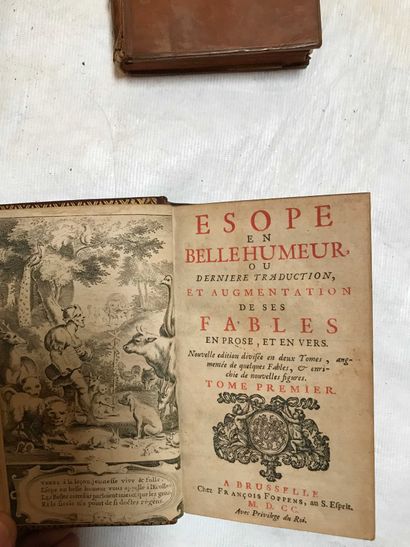 null 8 bound volumes : Les sentiments d'une âme Pénitente - Esope en belle Humeur...