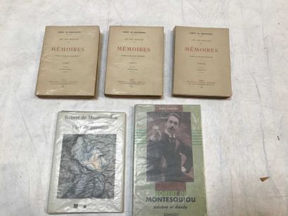 null 5 volumes : Robert de Montesquiou, Les Pas Effacés (Tome 1 to 3) - Robert de...