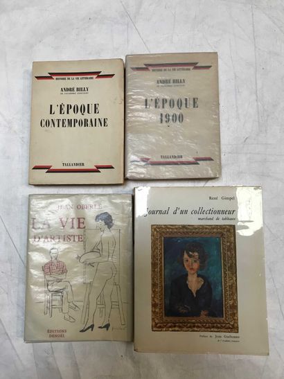 null 4 volumes : André Billy (2 volumes) L'Epoque Contemporaine - L'Epoque 1900 -...