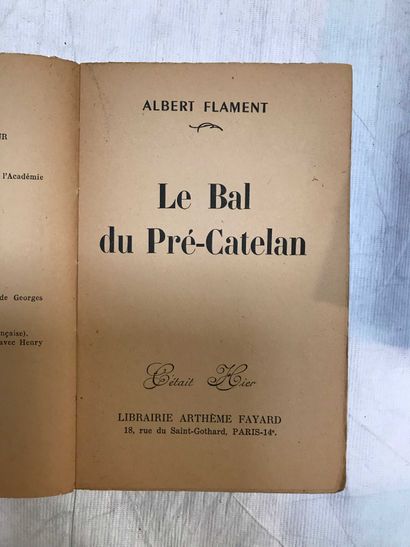 null 9 volumes Various society, Paris, parties : Albert Flament, Le Bal du Pré-Catalan...