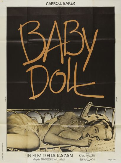 null Baby Doll. Un film d Elia Kazan. 1956. Ressortie. Michel Landi. Affiche offset....