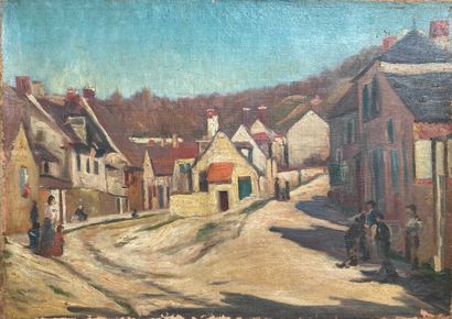 null A.HARANCHIPY (XIX-XXe siècle)

Le village 

Huile sur toile.

33 x 46 cm