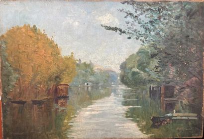 null A.HARANCHIPY (XIX-XXe siècle)

La rivière, 1898 ?

Huile sur toile.

Signée...
