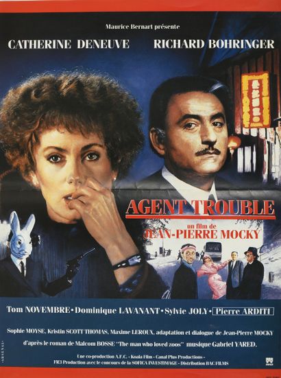 null Agent trouble. Un film de Jean-Pierre Mocky. 1987. 3 affiches publicitaires...
