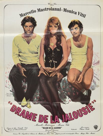null Drame de la jalousie. Un film d Ettore Scola. 1972. Yves Thos et René Ferracci....
