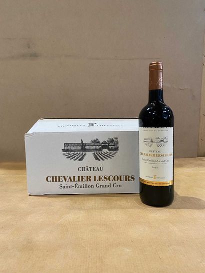 null 6 bout : Château Chevalier Lescours 2018 Saint Emilion Bordeaux