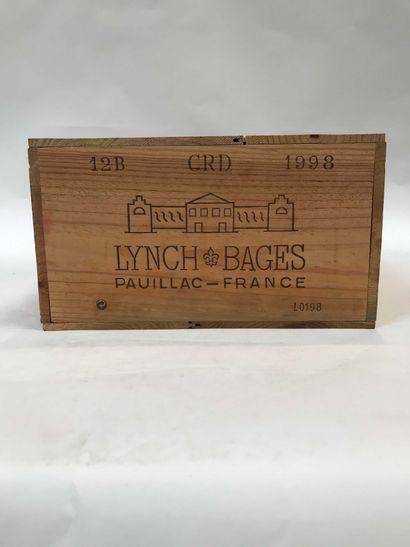 null 12 bout : Château Lynch Bages 1998 5ème GCC Pauillac (Caisses Bois) Bordeau...