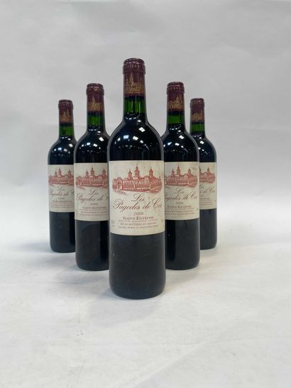 null 6 bout : Les Pagodes de Cos 2000 Second vin de Cos d'Estournel, Saint Estèphe...