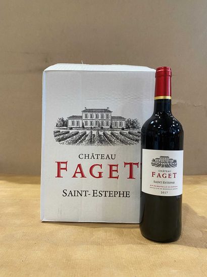 null 6 bout : Château Faget 2017 Saint Estèphe Bordeaux