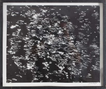 null 14 Lucien CLERGUE (1934-2014) Reflections of water Photographic print. Signed...