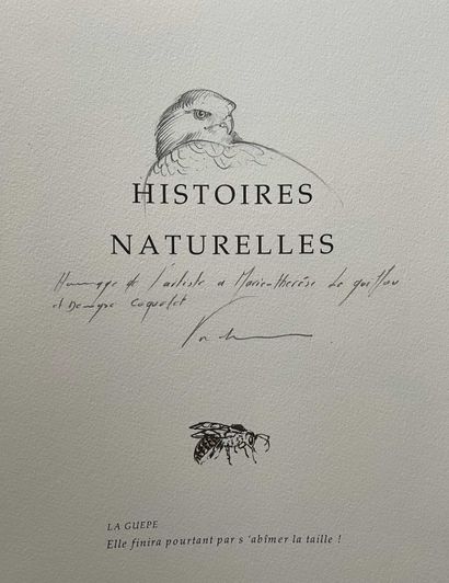 null Jules RENARD - Histoires Naturelles. Illustré par Blaise Prud hon - 1971. Histoires...