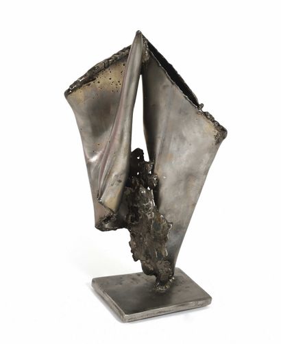 null Albert FERAUD (1921-2008) Sculpture en acier assemblé. Signé A. Féraud et daté...