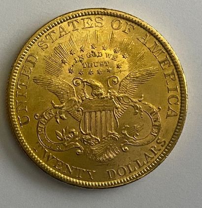 null 27 Pièce de 20 dollars or Liberty head 1900.