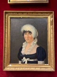 null 
Ecole début XIXème siècle

Portrait de femme 

Huile sur toile signée en bas...