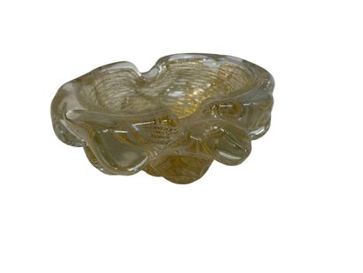 null BAROVIER and TOSO, MURANO
Ashtray in blown glass with gold inclusions.
Diameter:...