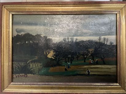 null Claude VENARD (1913-1999)
View of the countryside 
Oil on canvas signed lower...
