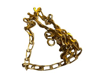 null Yellow gold chain link necklace (AC)
Weight : 18.9g
