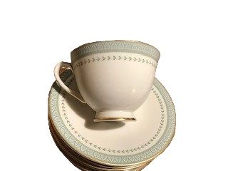 null Part of a Berkshire porcelain tea set.