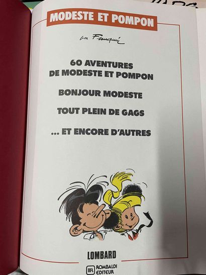 null L uvre de FRANQUIN
Le Marsupilami, un tome.
Gaston Lagaffe, 4 tomes.
Spirou...