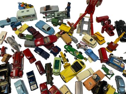 null Lot of small cars including police cars, agricultural machines and racing cars...