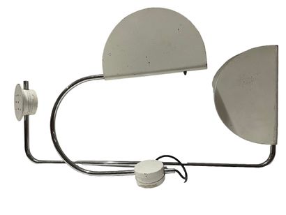 null A small and a large wall lamp " Mezzaluna " by Bruno GECCHELIN, Skiper edition.
(Wear...