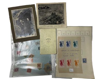 null Lot including military photograph, a satyric drawing of the war of 1914-1918
16...
