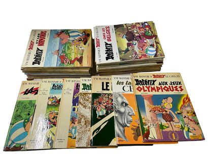 Asterix and Obelix
About 30 comics.
(Damage...