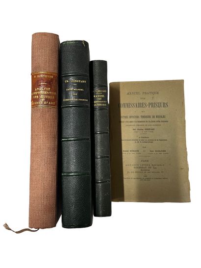 null Three books " Manual of the auctioneers ". 
A book " Analysis, Understanding...