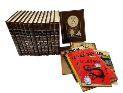 null The complete work of HERGE
Tintin in 13 volumes. One joined an album and magazines...