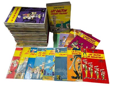 null Lot de BD Lucky Luke, Rantanplan.
Environ 50 tomes, diverses éditions.
En l...